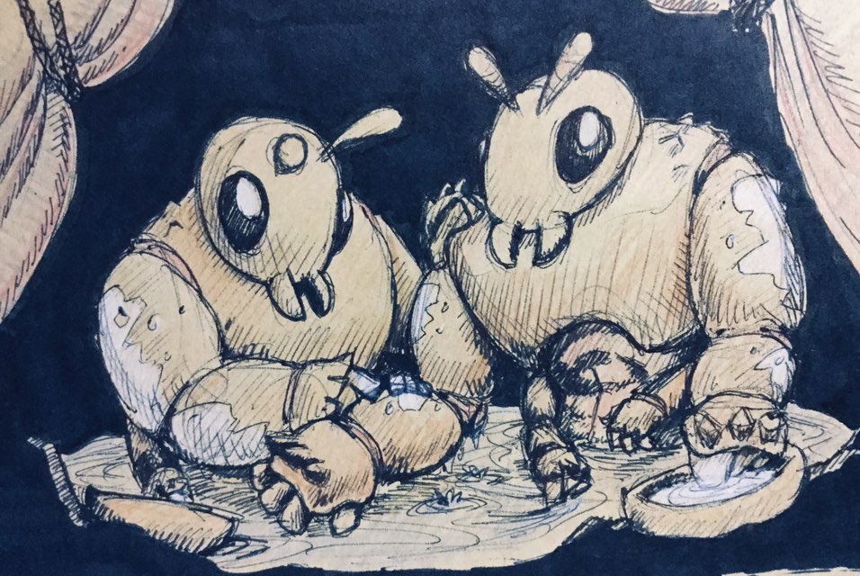 Chesacre and Thaina by Brack