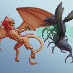 Creler vs Teriarch by LeChat