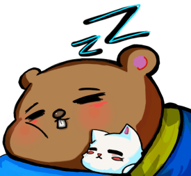 Beaver Nap by Plushie