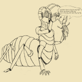 Bird and Queen by Gridcube