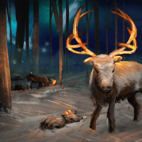 Corusdeer by AuspiciousOctopi