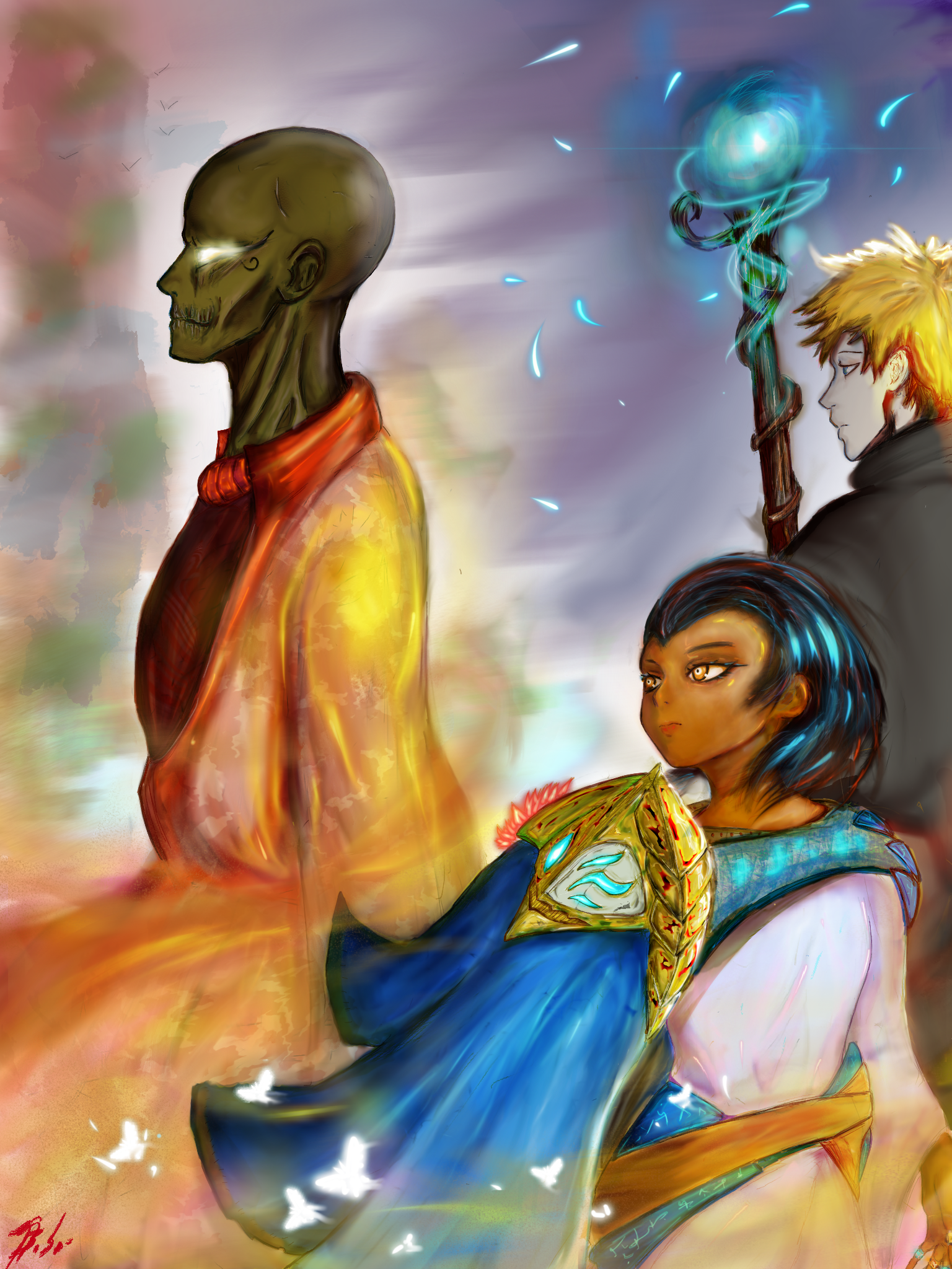 Fetohep, Quarass, and Trey by Microwaved Mrsha Plushie